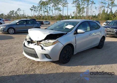 2015 Toyota Corolla L from USA, damaged, VIN 2T1BURHE3FC446031